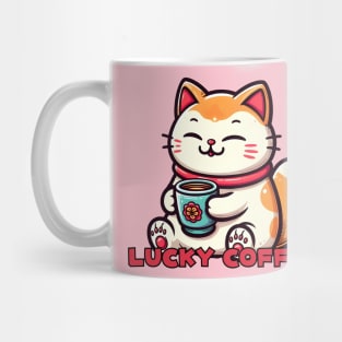 Maneki Neko Coffe cat Mug